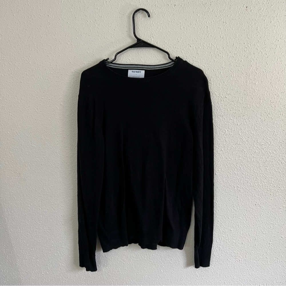 Old Navy Long Sleeve Black Thermal